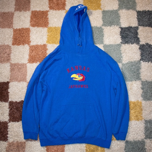 University of Kansas Retro Hoodie - Picture 1 of 4